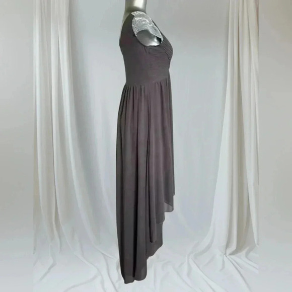 💟Grey  High Low Dress - Picture 3 of 16